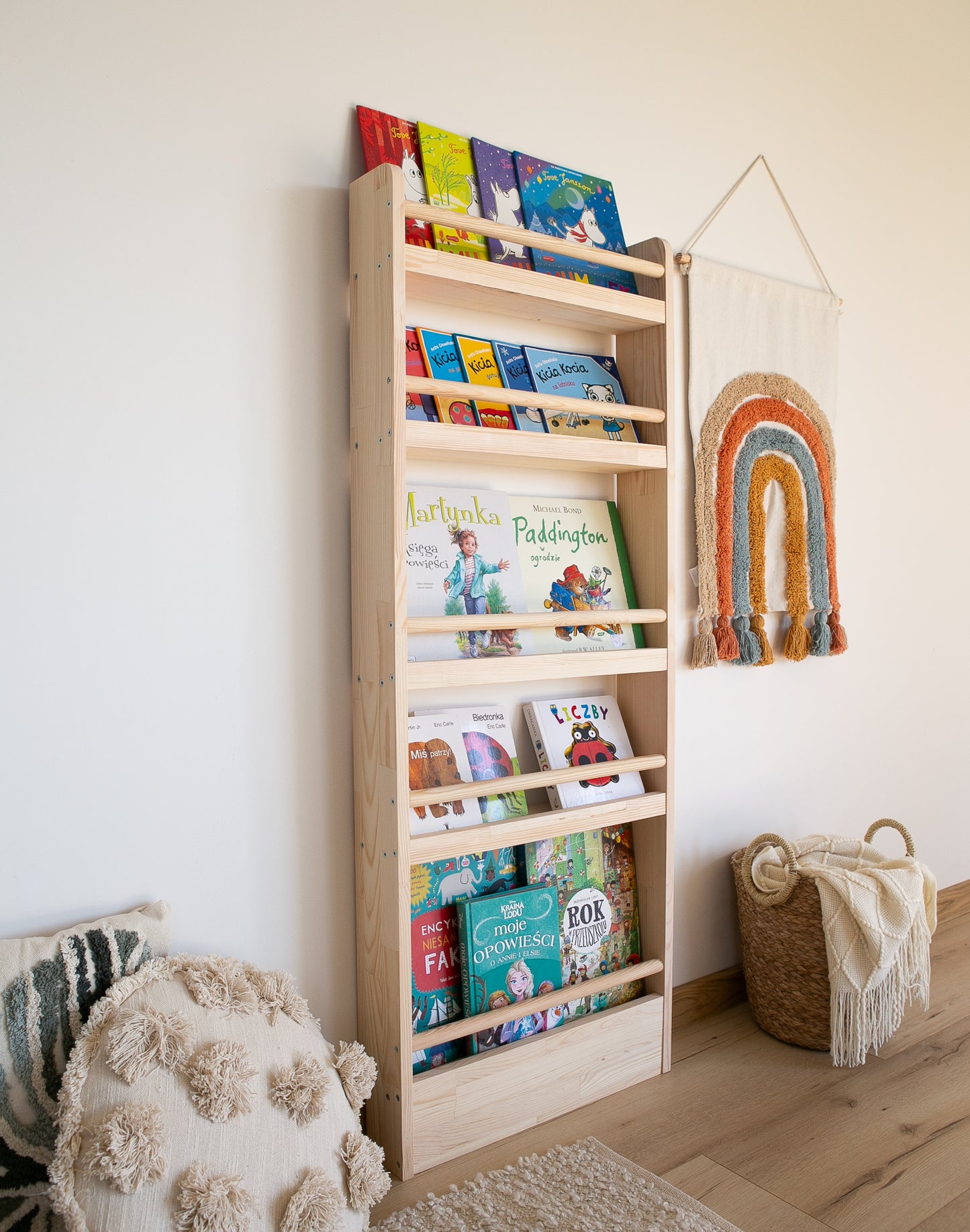 Montessori Bücherregal L