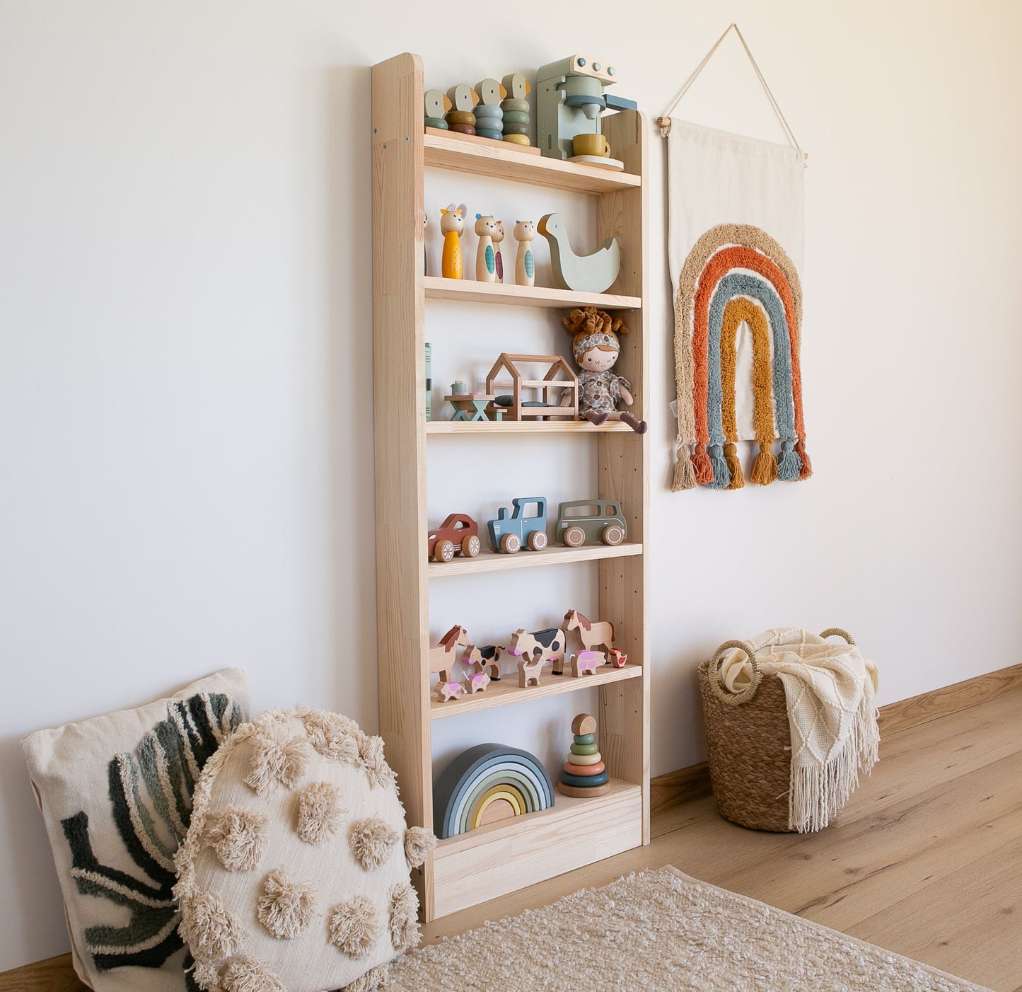 Montessori Spielzeugregal L