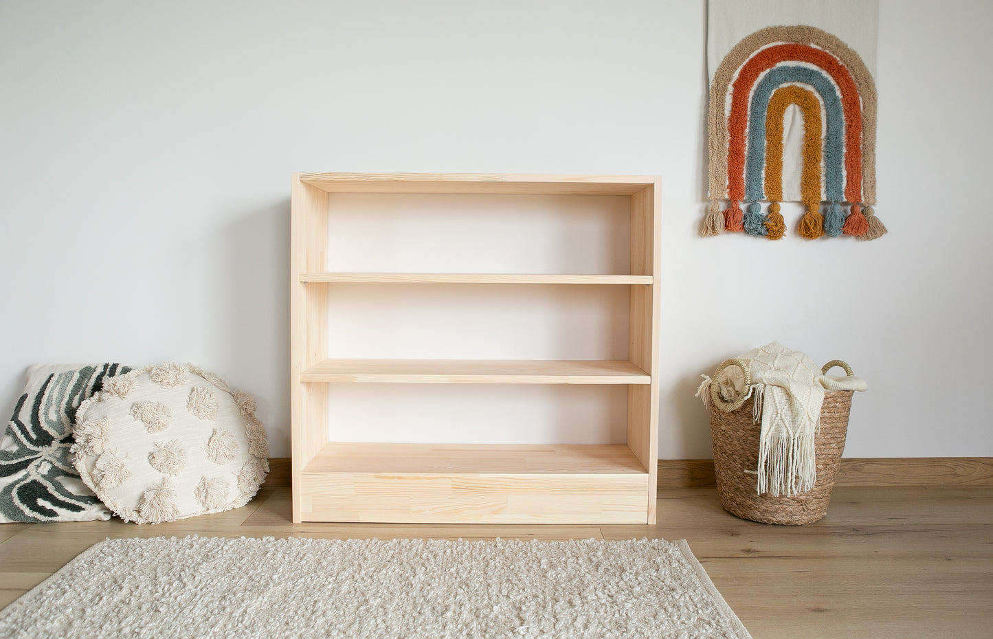 Montessori Spielzeugregal, spielzeug & bücherschrank