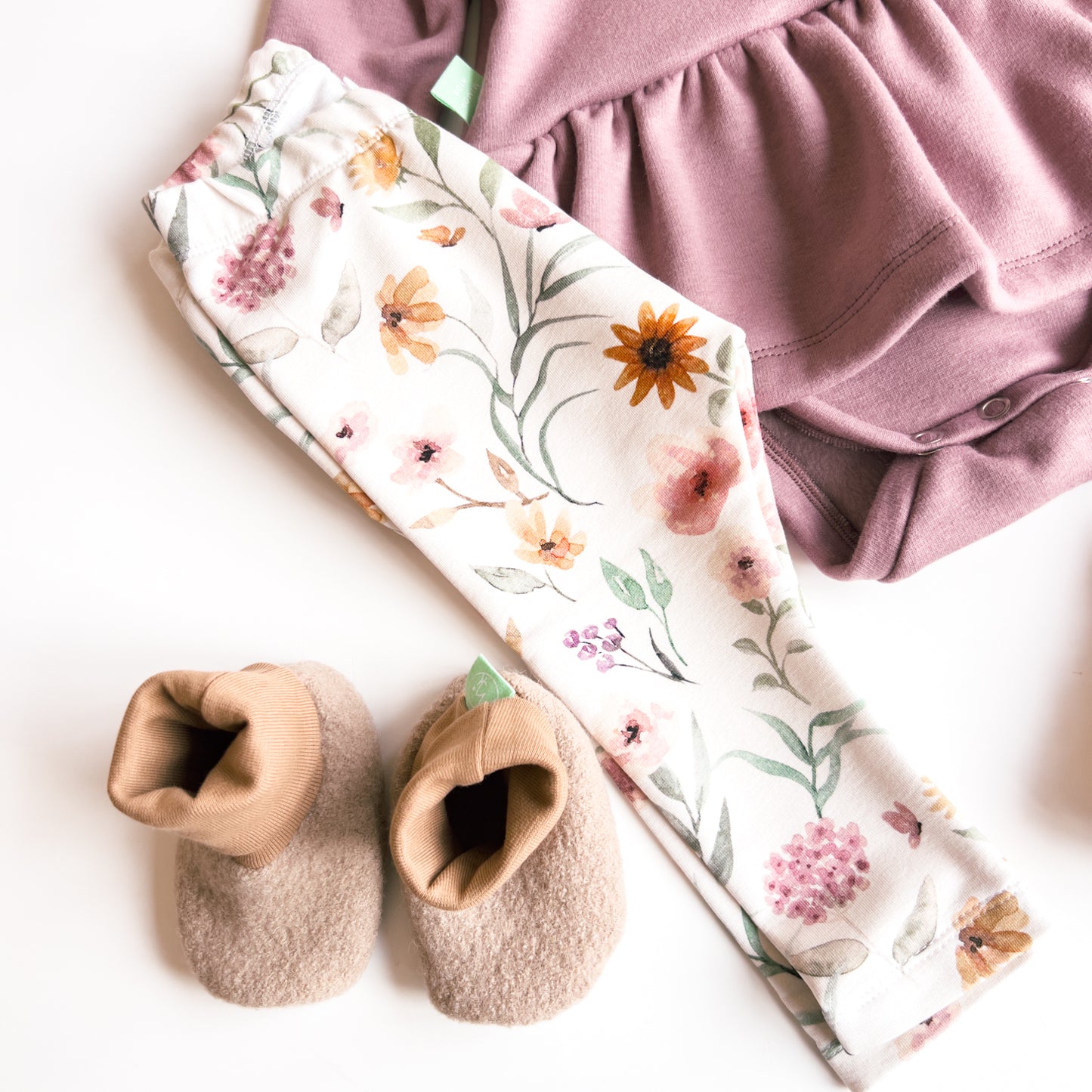Leggings für Baby und Kinder, Natur
