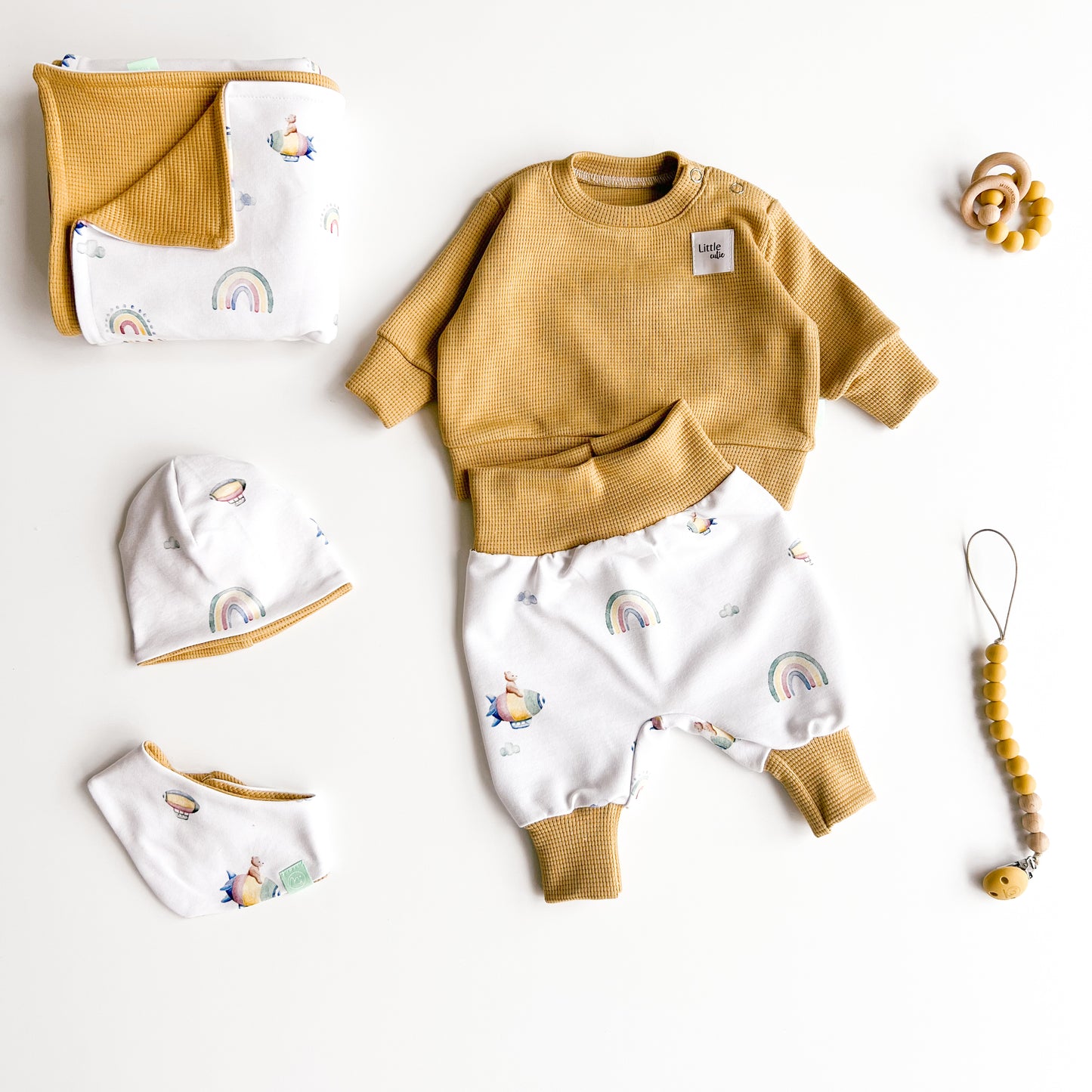 Baby und Kind Set Regenbogen