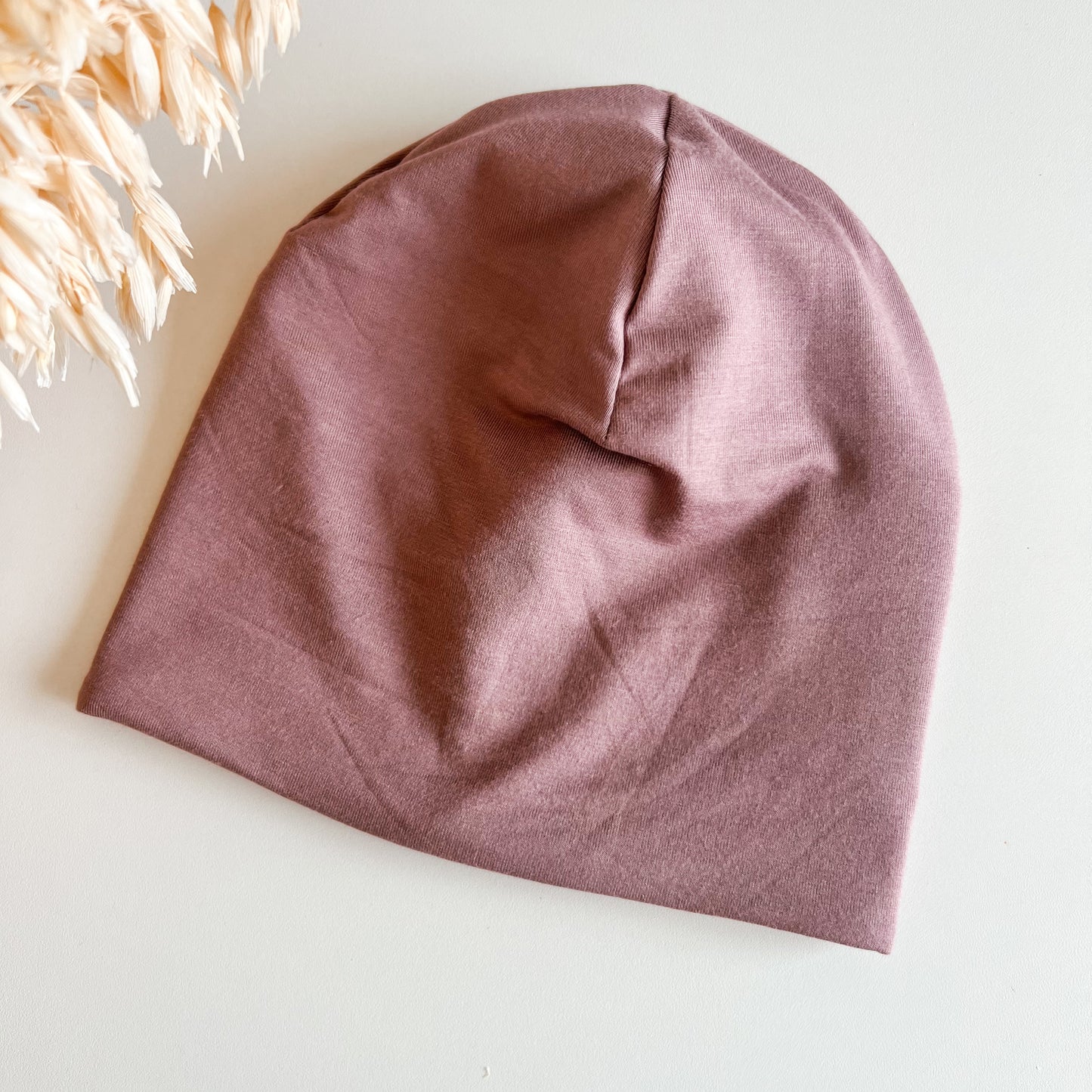 Wendemütze für Baby und Kind, Natur mauve