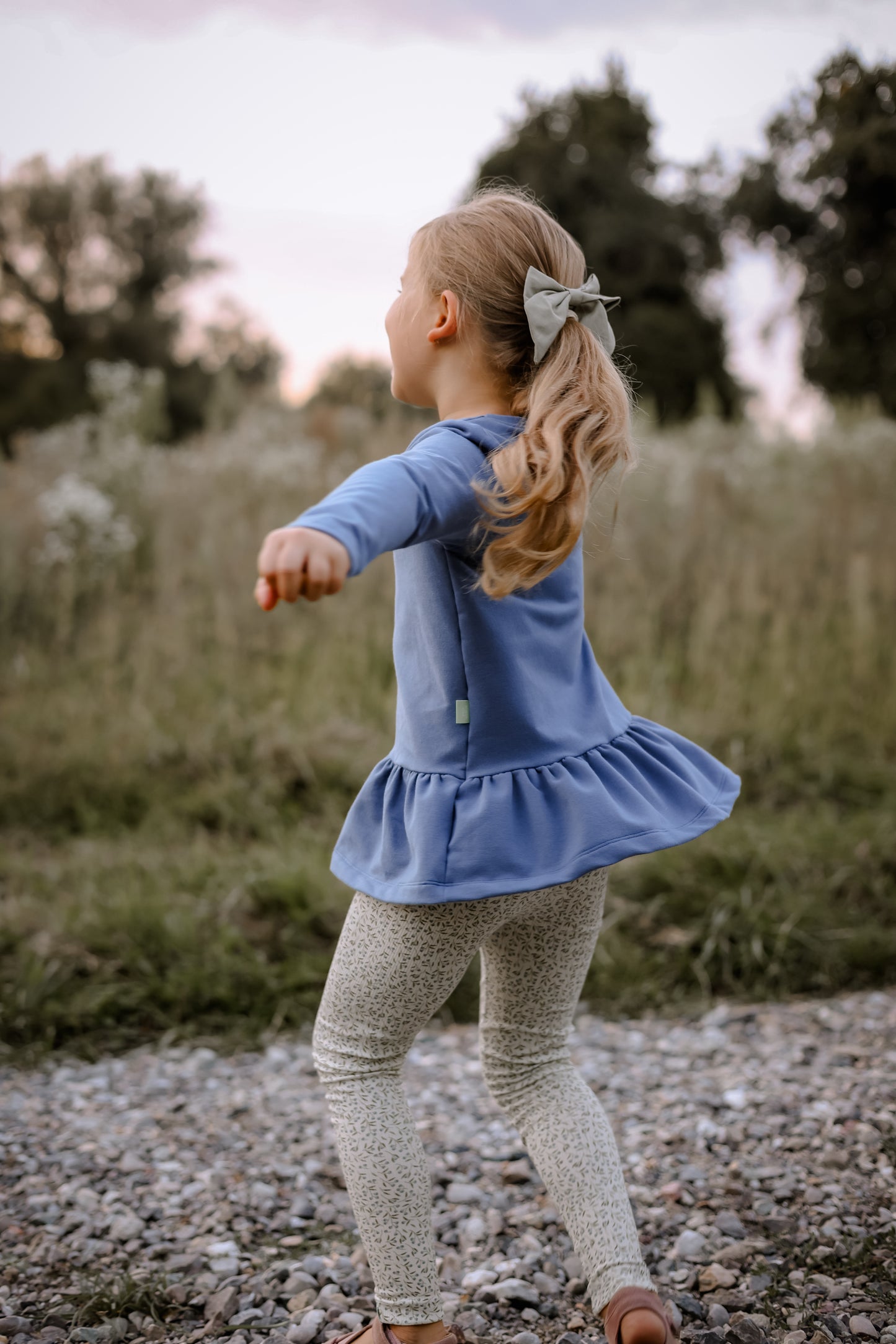 Pulli Bia für Mädchen, Jeans blau