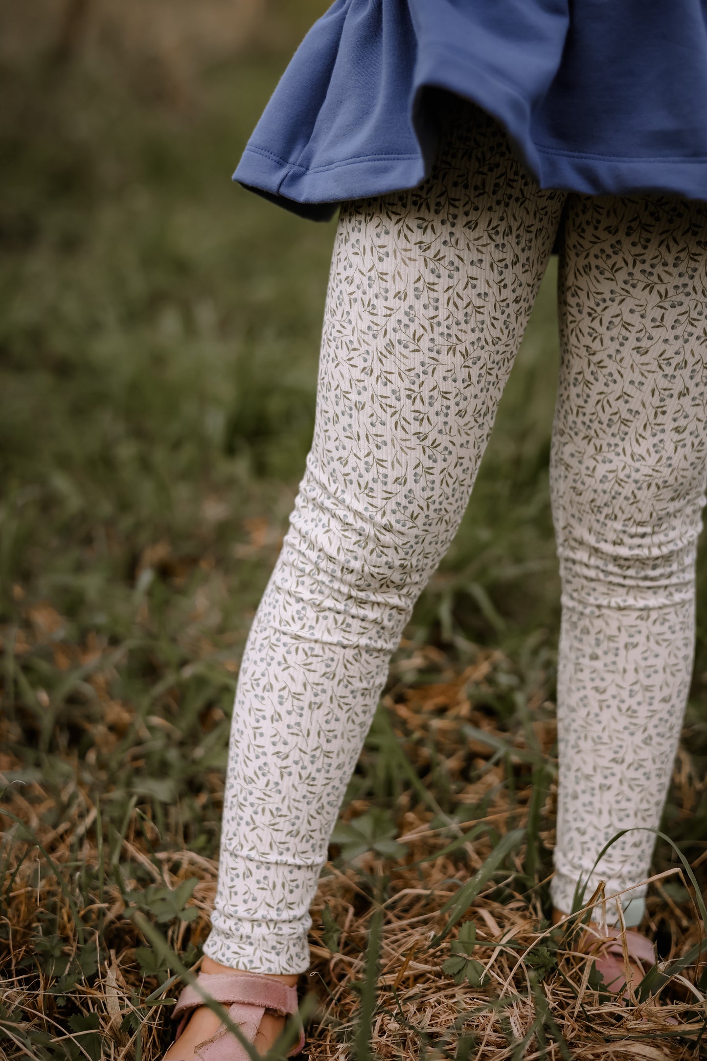 Leggings für Baby und Kind, Blaubeere