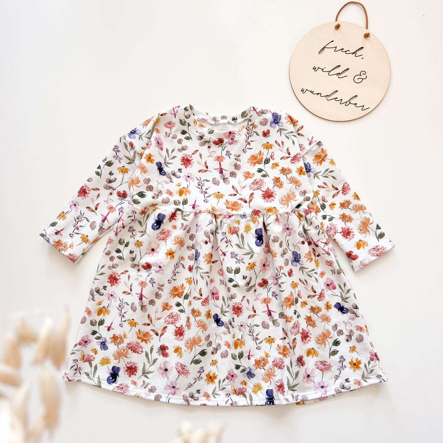 Oversize Kleid für Mädchen - Floral