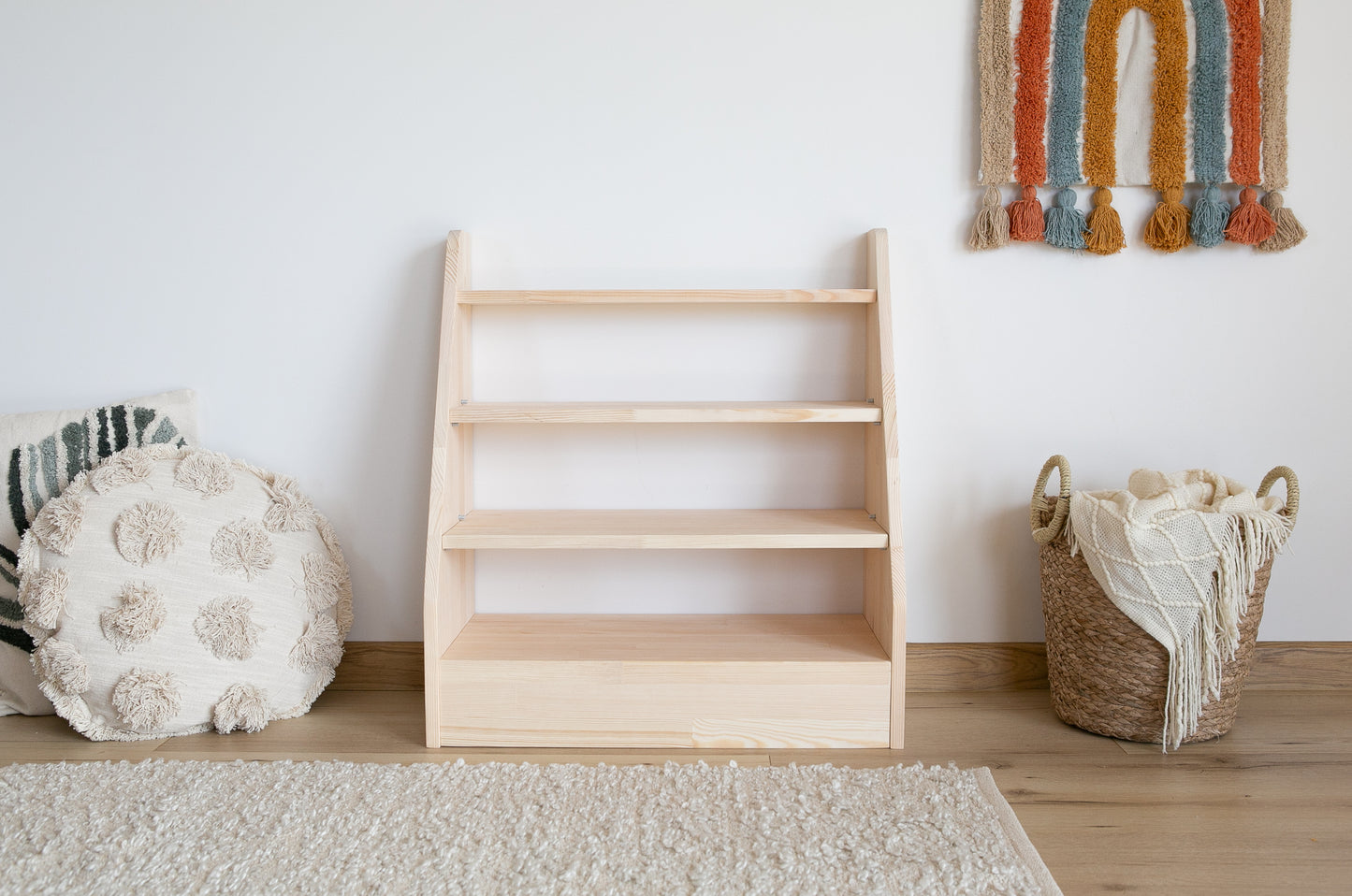 Montessori Spielzeug- & Bücherschrank