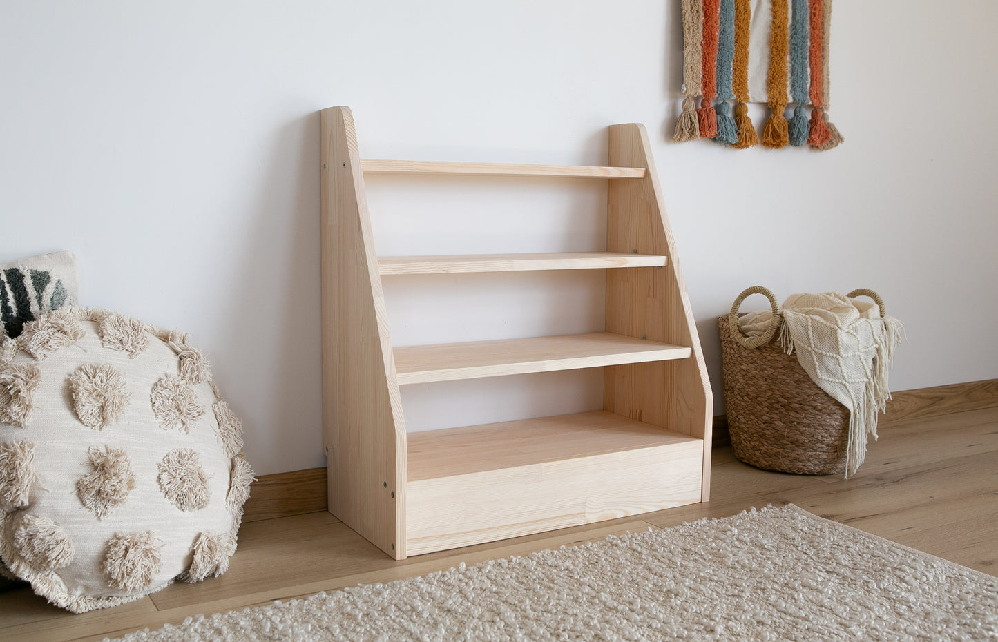 Montessori Spielzeug- & Bücherschrank