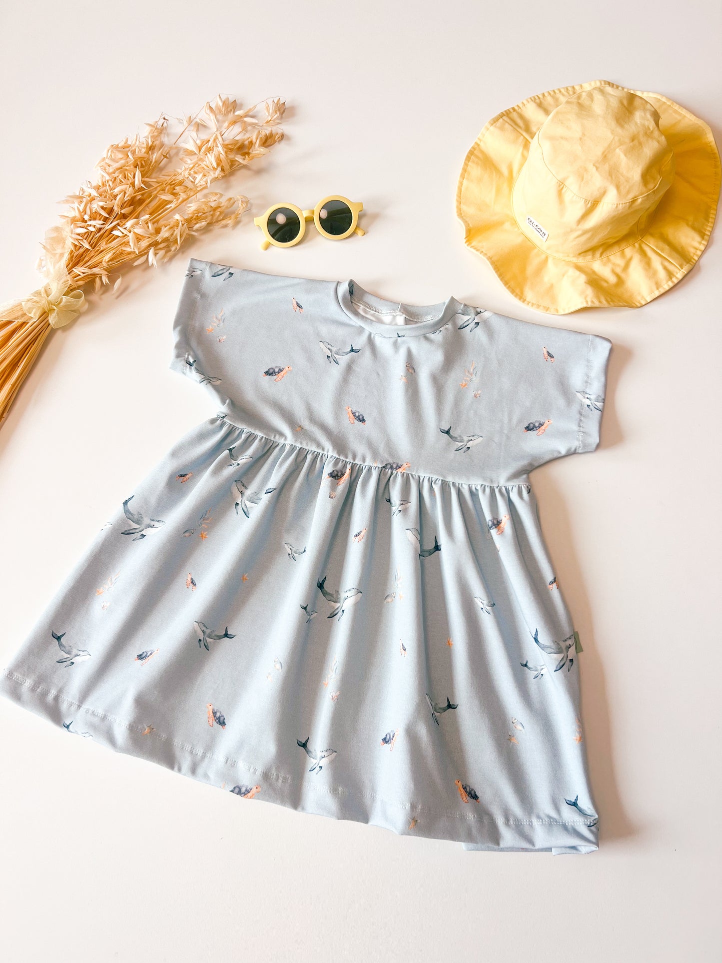 Oversize Kleid für Mädchen - Floral