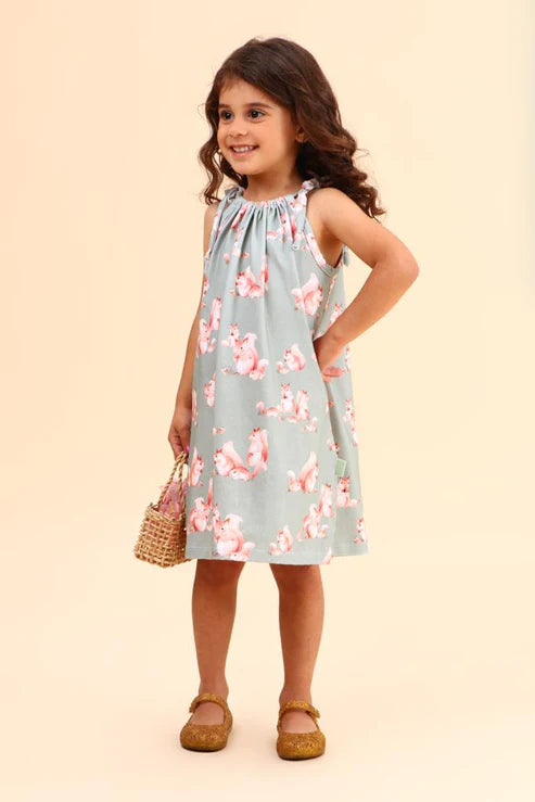Kleid mädchen Isis, Eichhörnchen
