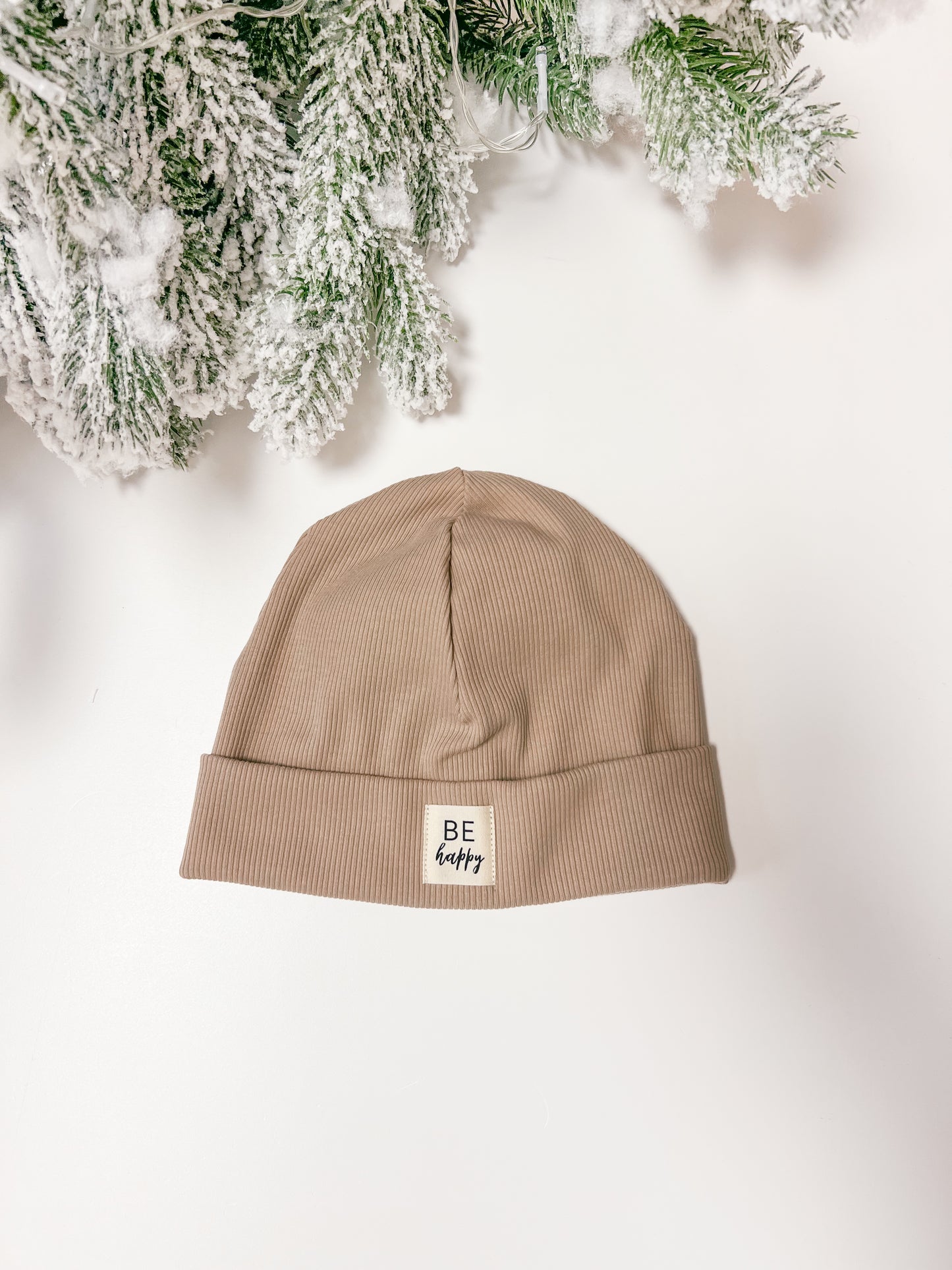 Hipster Beanie in Beige
