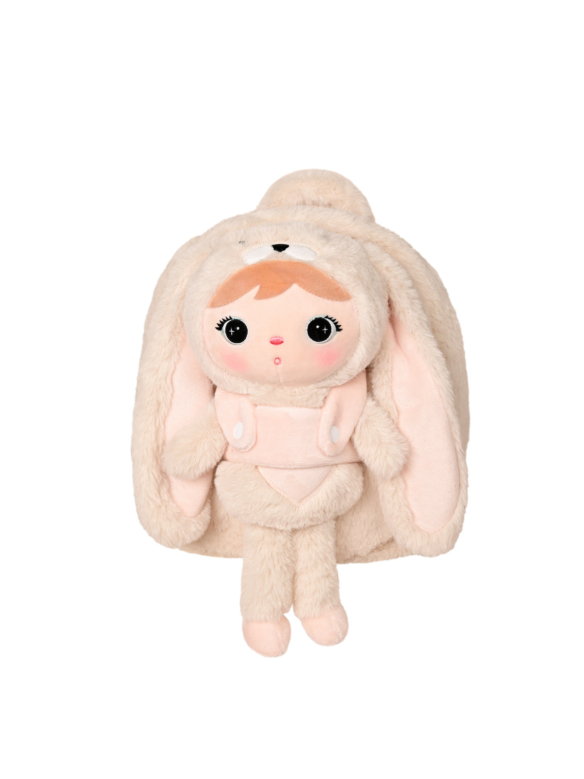Personalisierter Metoo-Rucksack mit Puppe | Beige Hase