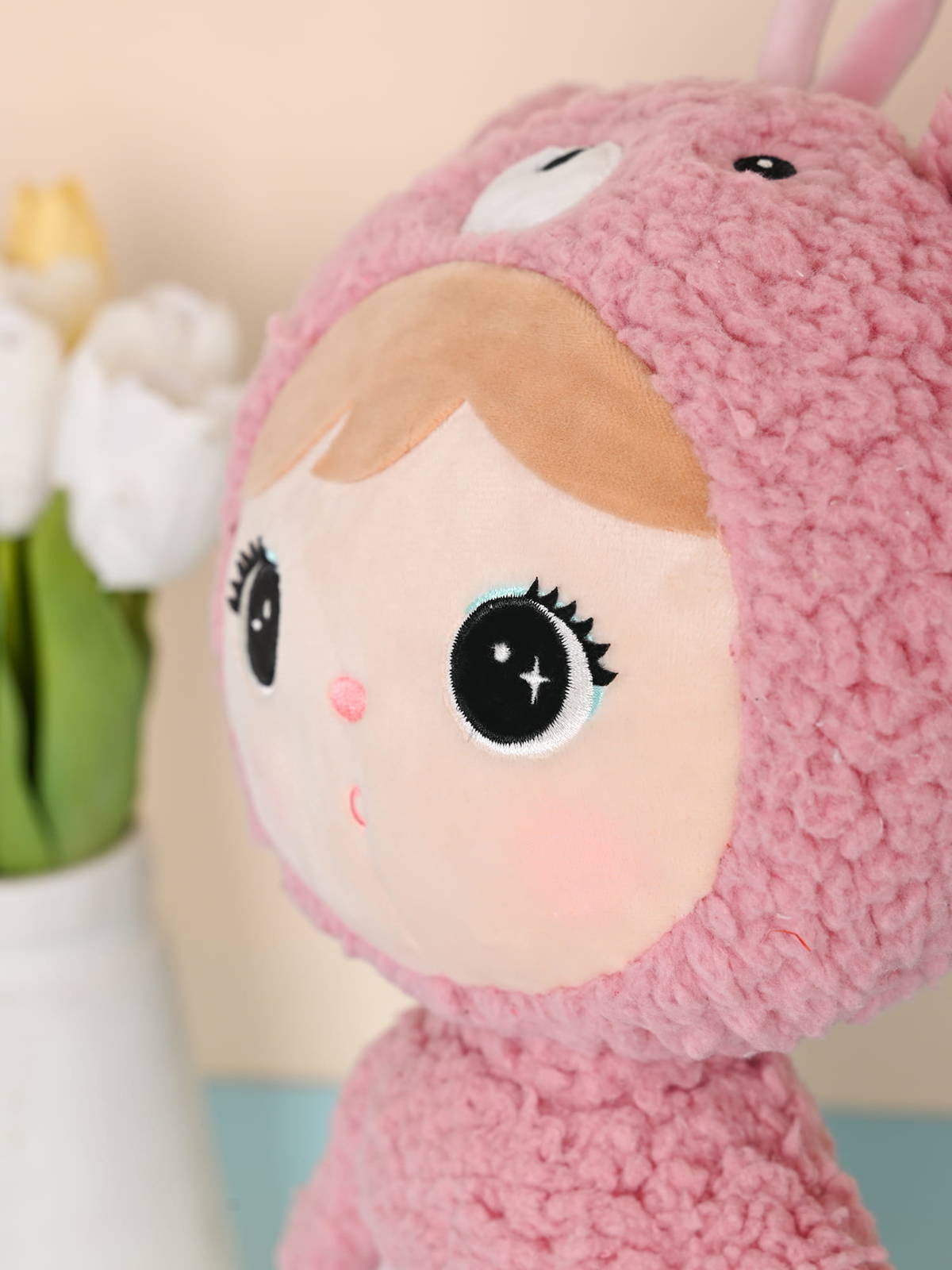 Personalisierter Metoo Teddybär in Rosa, 50 cm