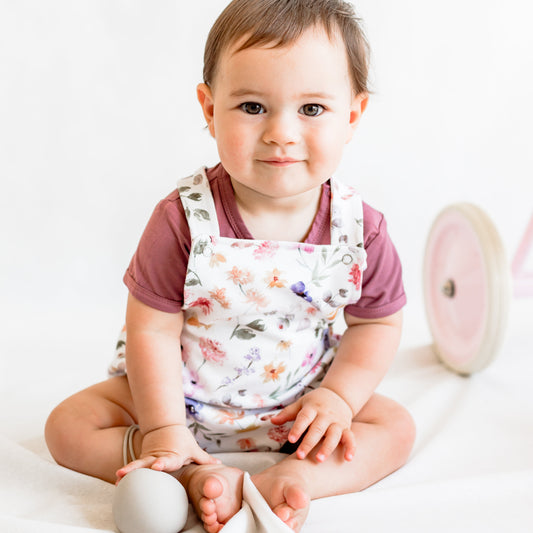 Strampler Nina, Blumen