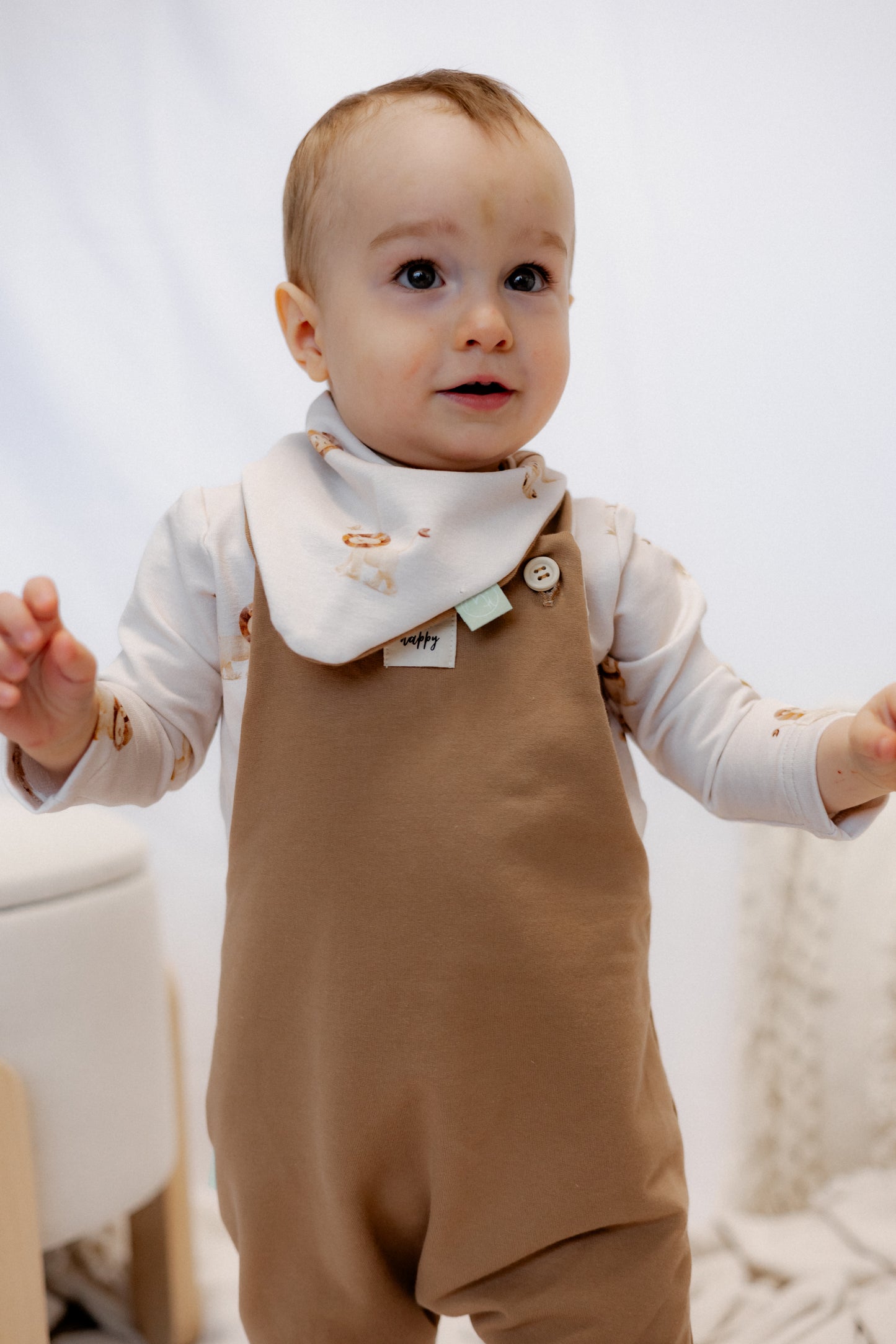 Wendbares Baby-Set aus Bio-Stoff - Löwen