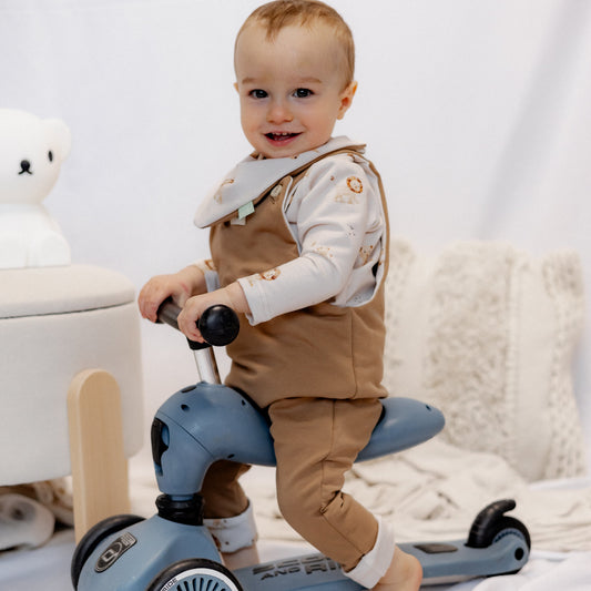 Wendbares Baby-Set aus Bio-Stoff - Löwen