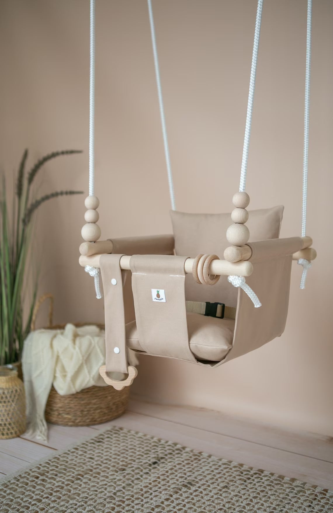 Babyschaukel Indoor Cappuccino
