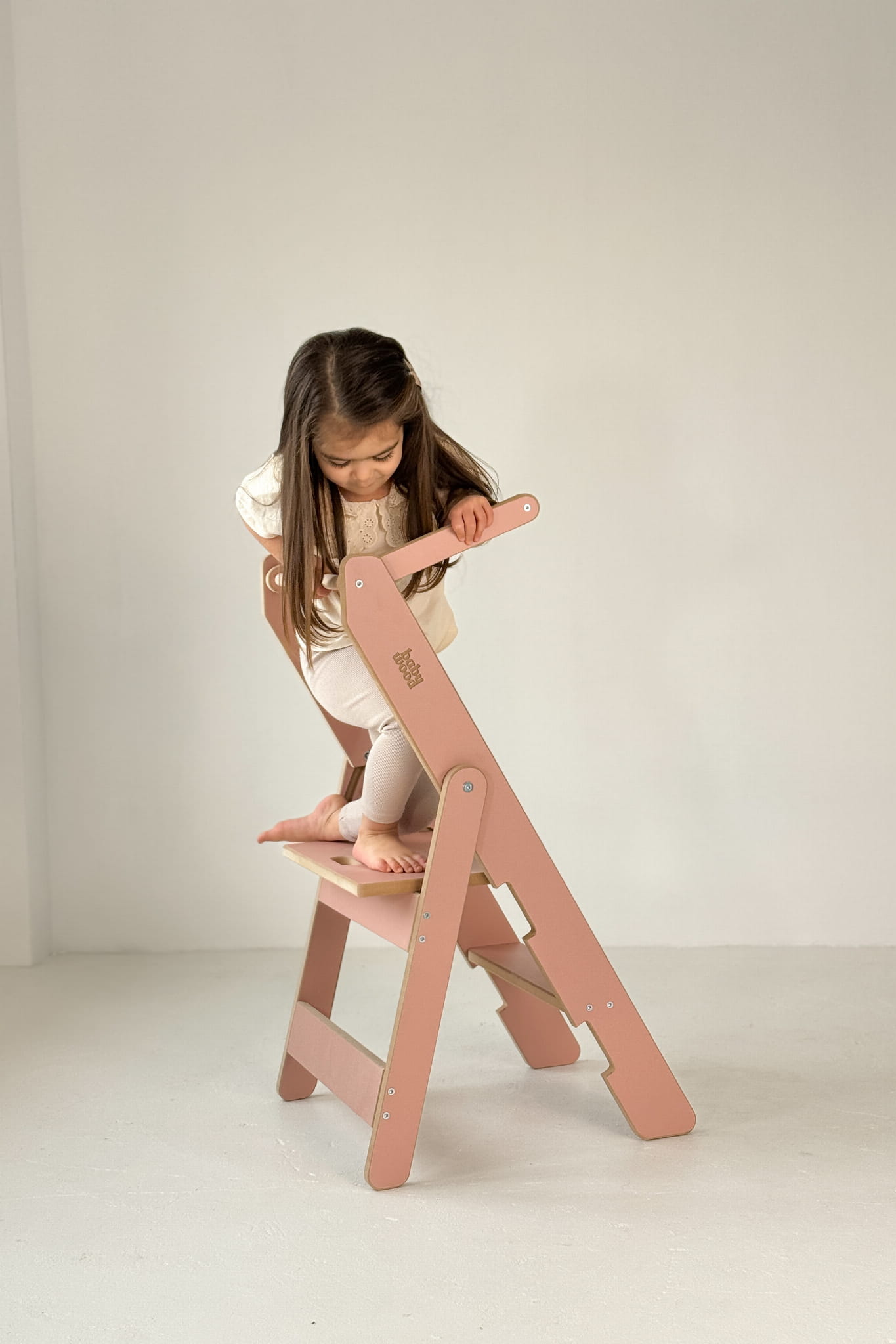 Lernturm / Küchenhelfer faltbar, rosa