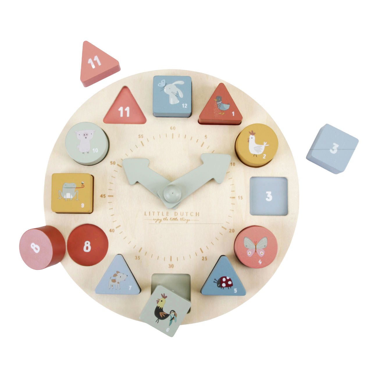 Puzzle Uhr Holz | Little Dutch