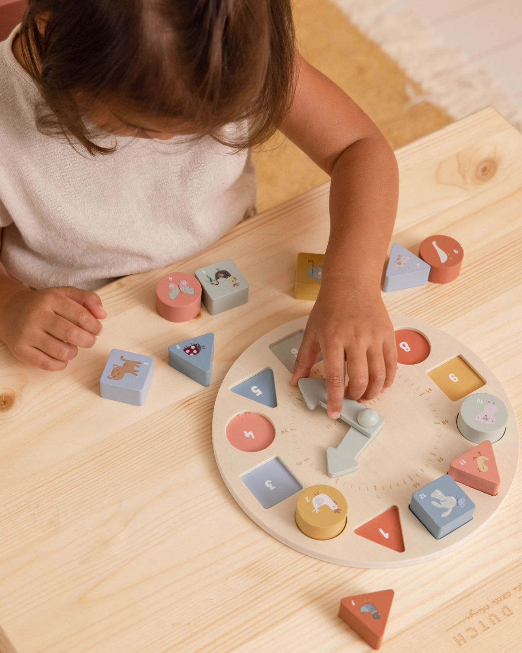 Puzzle Uhr Holz | Little Dutch