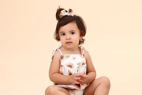 Pop Romper - Strampler, Sonnenblumen