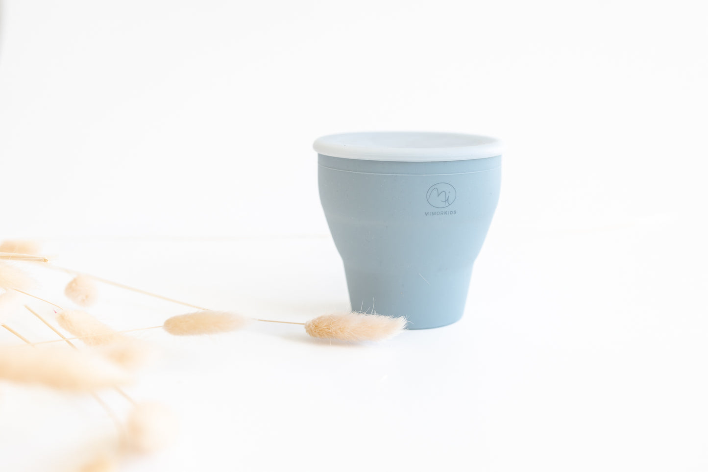 Snackdose aus Silikon, blau