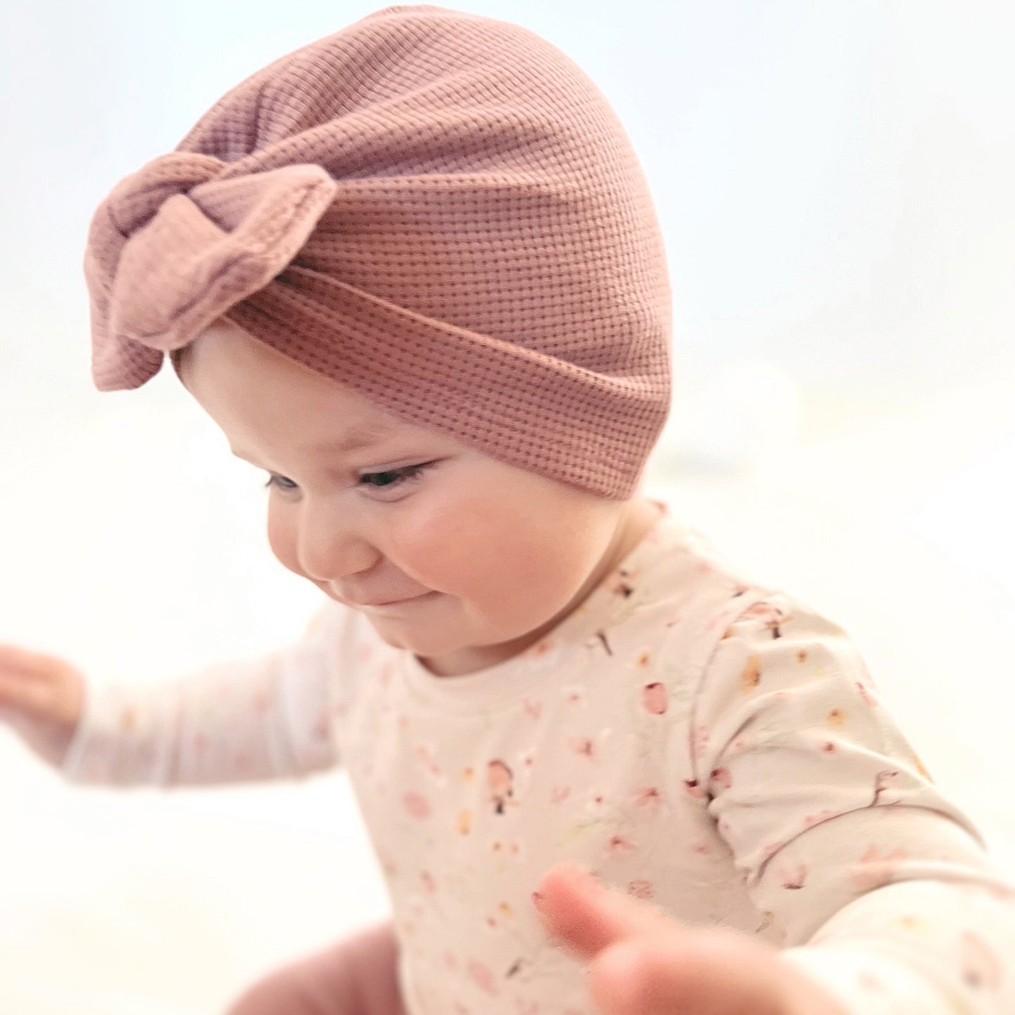 Turban, dunkelrosa