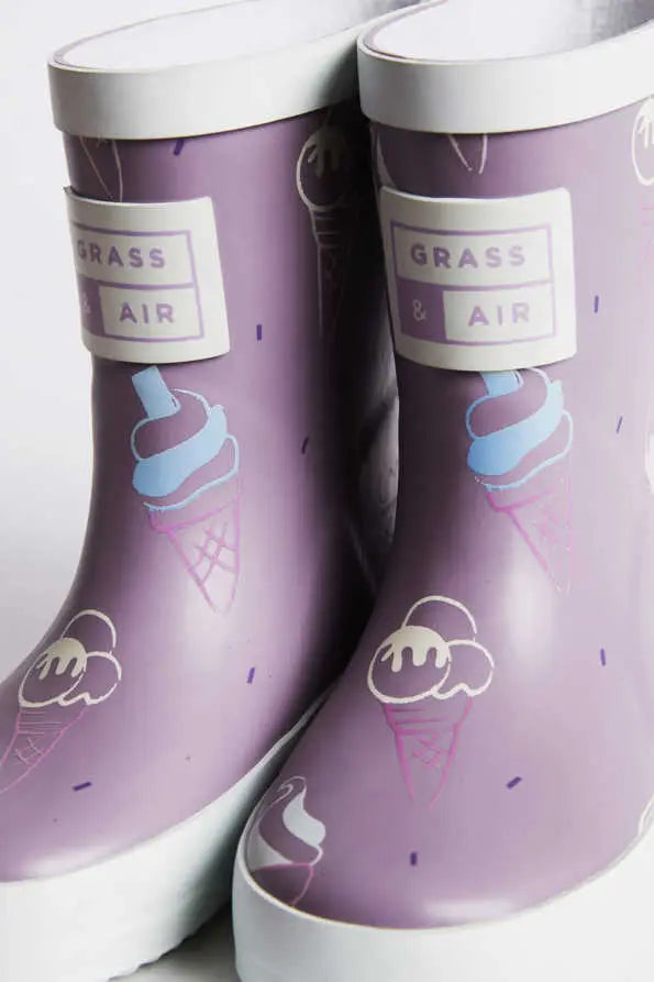 Gummistiefel mit wechselnden Farben, Ultraviolette