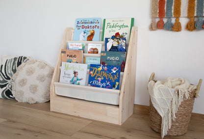 Montessori Bücherregal in beige