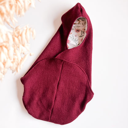 Kuschelige Einschlagdecke für Babyschale