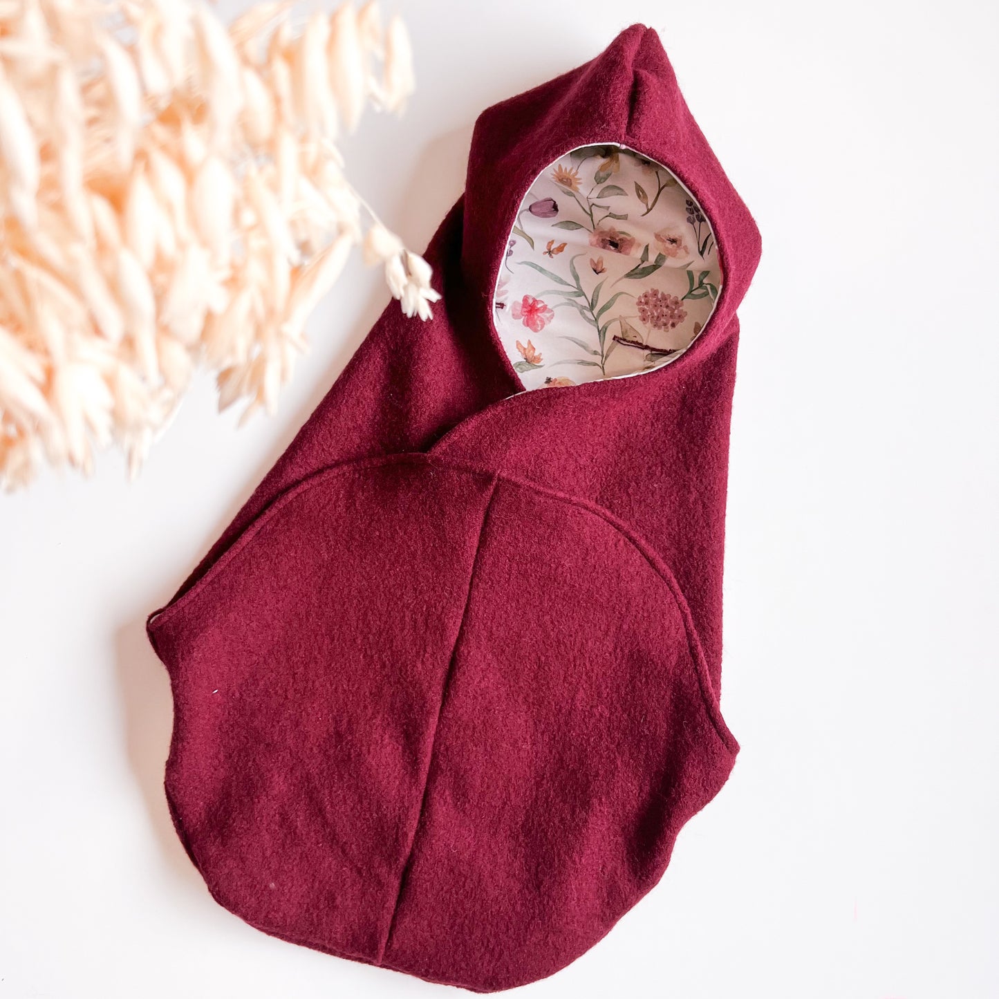 Kuschelige Einschlagdecke für Babyschale