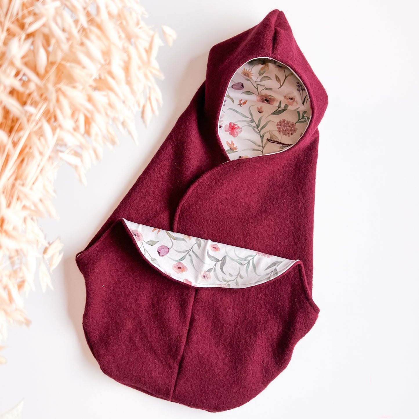 Kuschelige Einschlagdecke für Babyschale