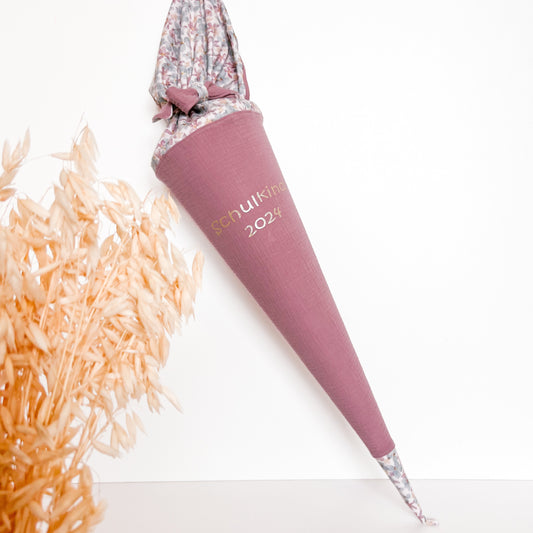 Personalisierte schultüte, Blumen