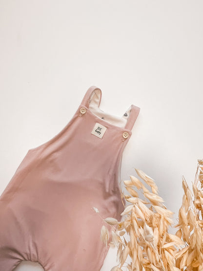 Wendbarer Baby-Latzhose aus Bio-Stoff - Schwan