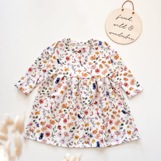 Oversize Kleid für Mädchen - Floral