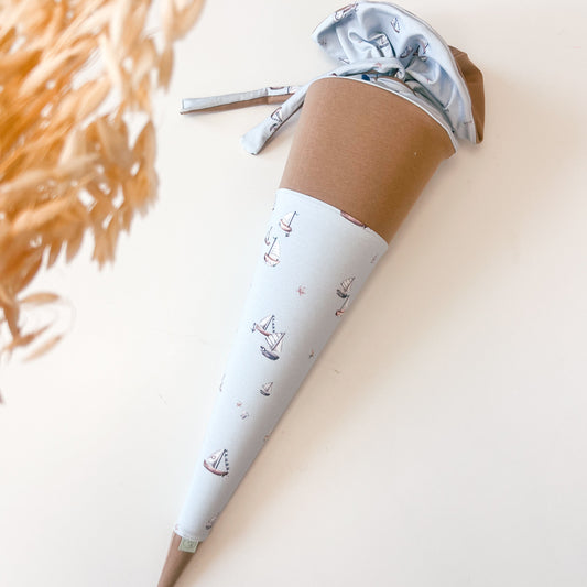 Personalisierte schultüte, Segelboat