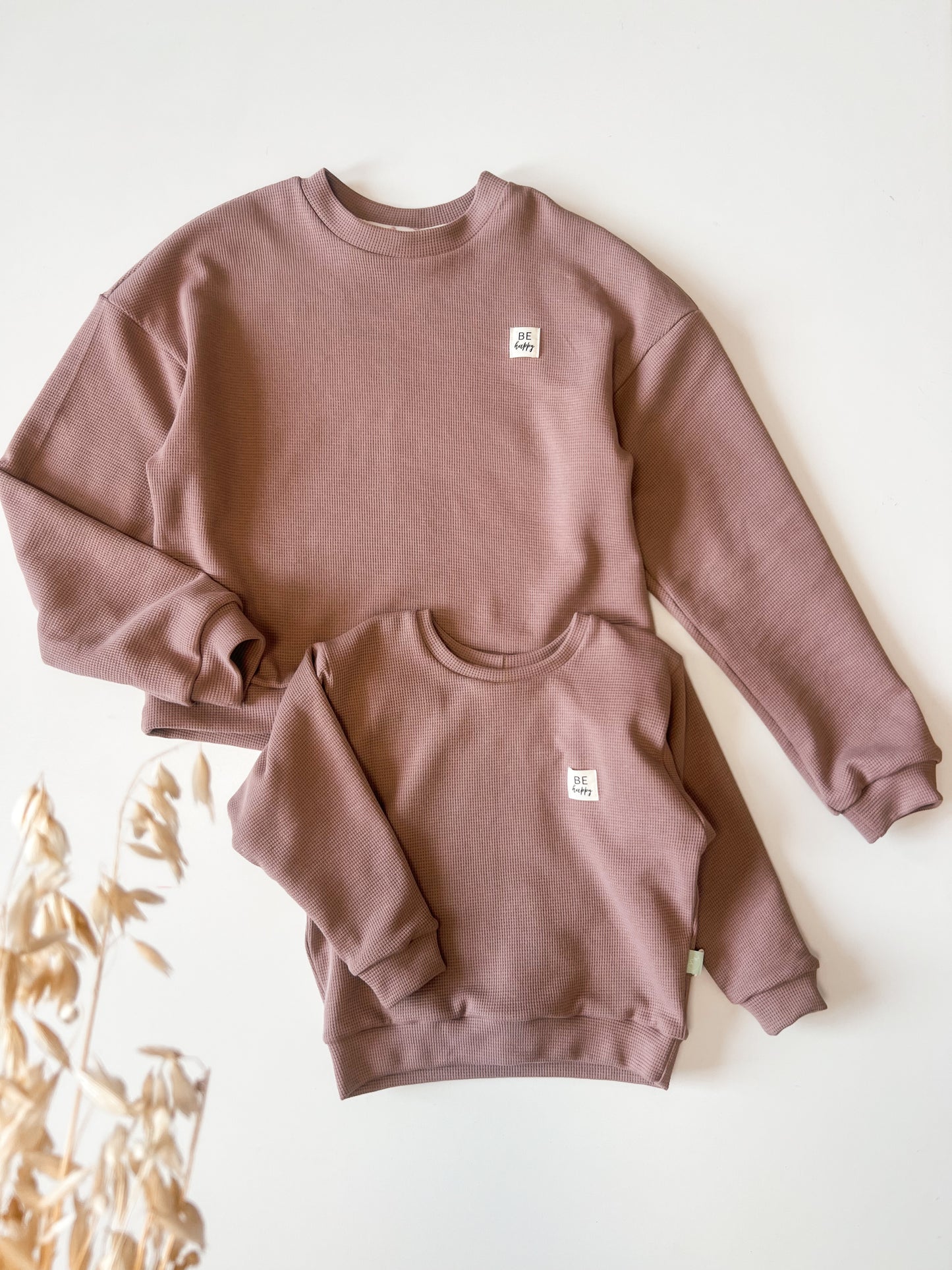 Frauen Pullover Oversized in Mauve