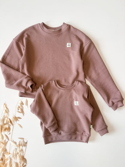 Pullover Lounge für Baby und Kind in Mauve