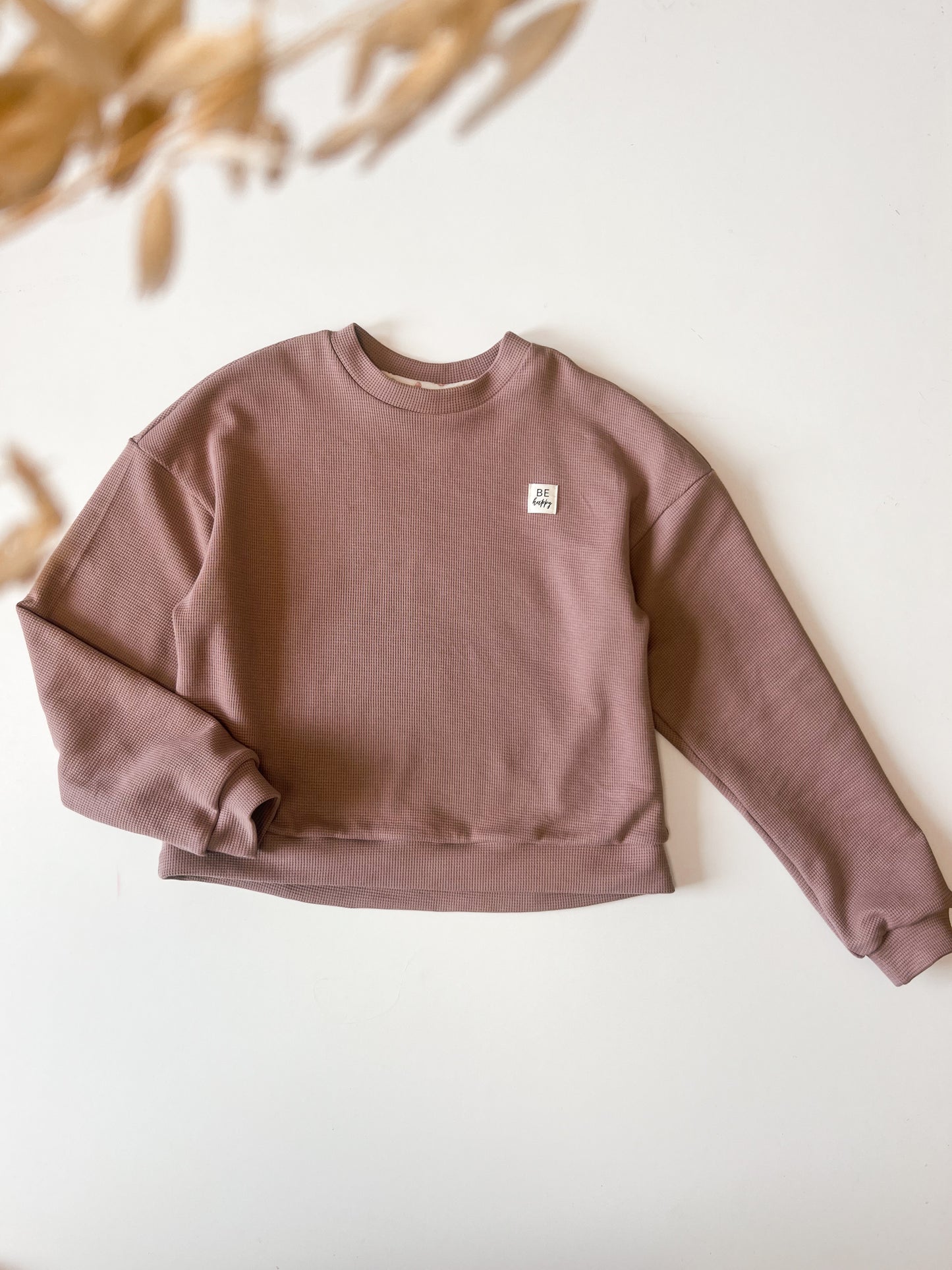 Frauen Pullover Oversized in Mauve