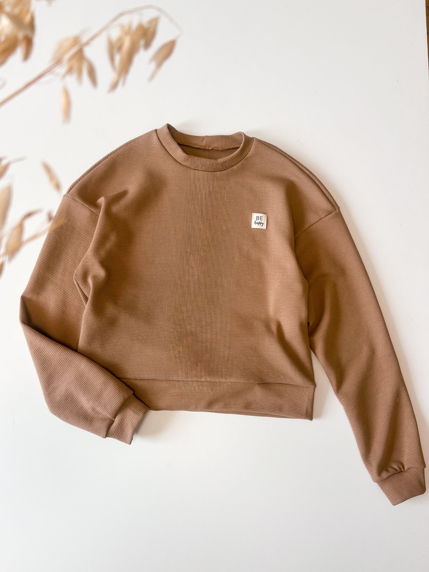 Frauen Pullover Oversized in Braun