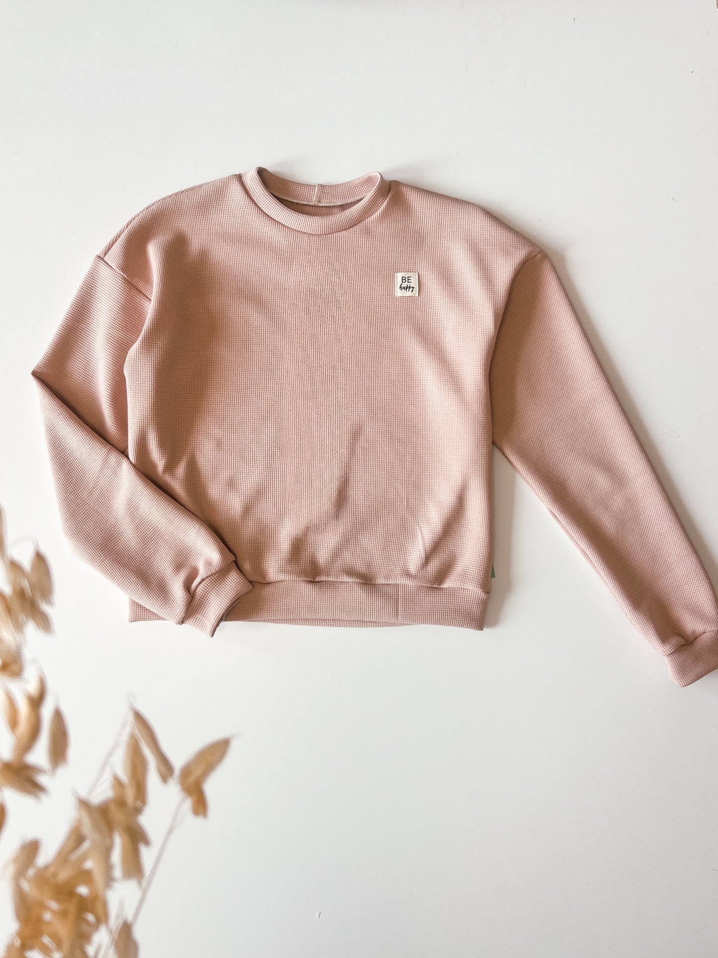 Frauen Pullover Oversized in Nude