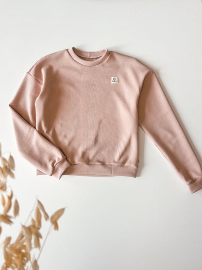 Frauen Pullover Oversized in Nude