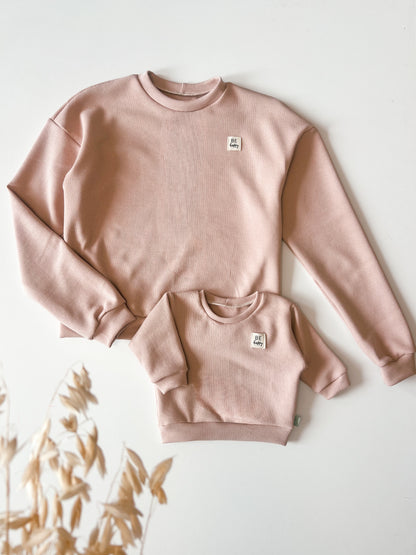 Frauen Pullover Oversized in Nude