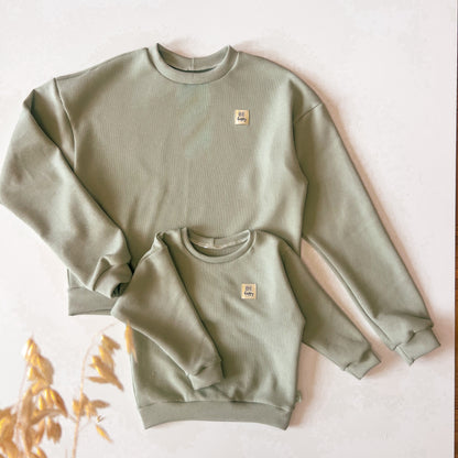 Frauen Pullover Oversized in Mint