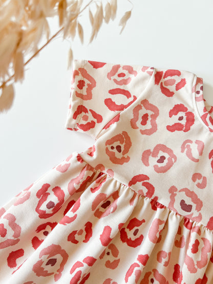 Kleid Mimi für Mädchen, Blumen Leo
