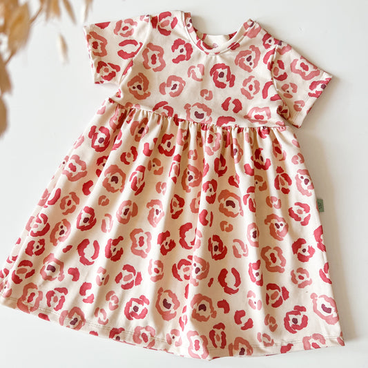 Kleid Mimi für Mädchen, Blumen Leo