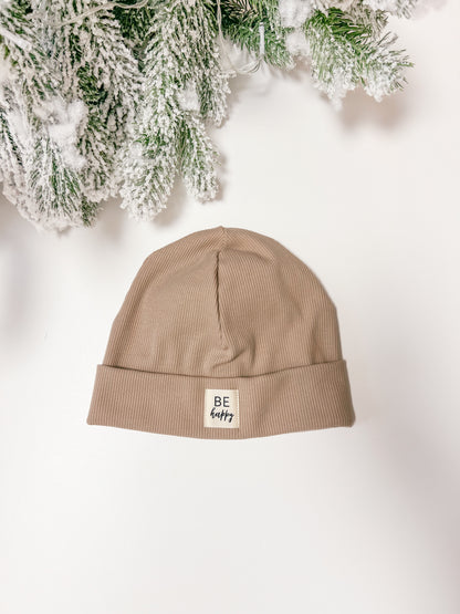 Hipster Beanie in Beige