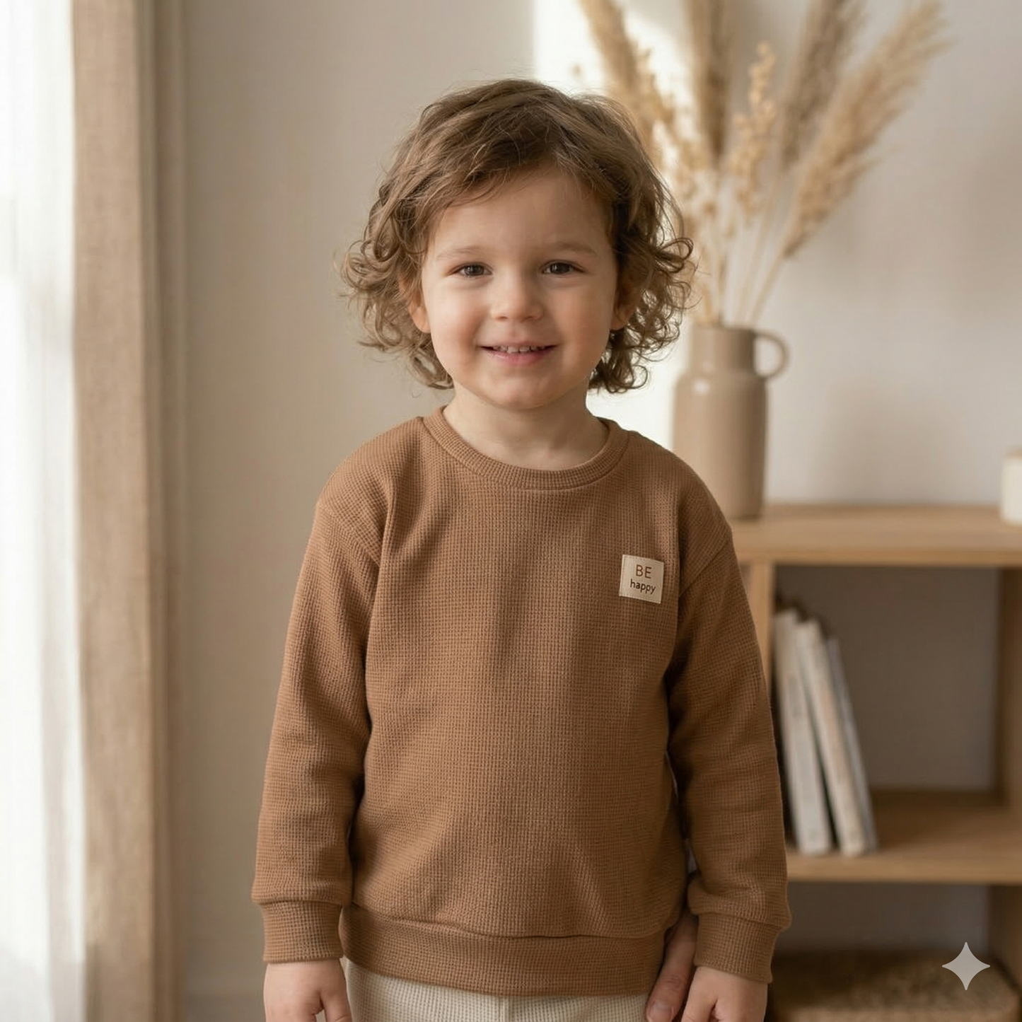 Pullover Lounge für Baby und Kind in Braun