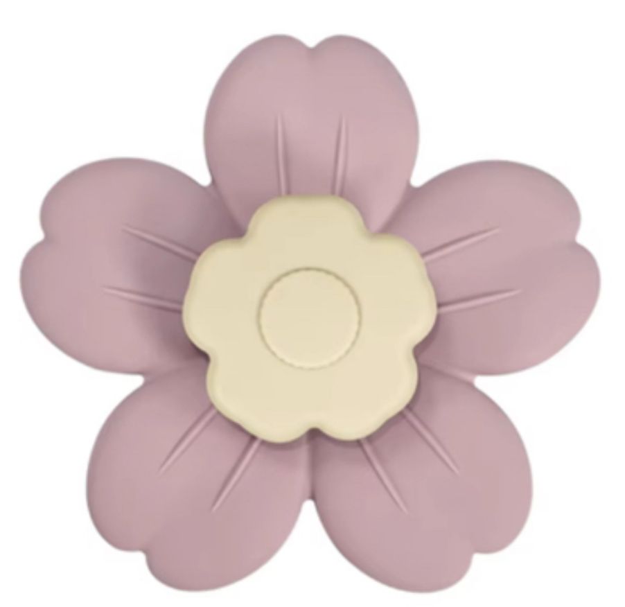 Montessori‑Blumen‑Saugnapf‑Spielzeug || Rosa