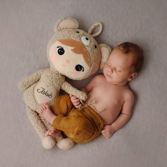 Personalisierter Metoo Teddybär in Beige, 50 cm