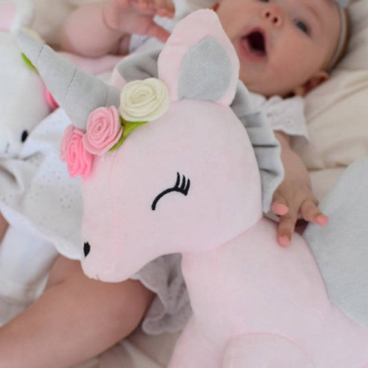 Personalisierter Metoo Einhorn in Rosa